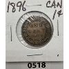 Image 1 : 1896 CANADIAN LARGE PENNY