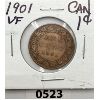 Image 1 : 1901 CANADIAN LARGE PENNY