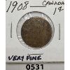 Image 1 : 1908 CANADIAN LARGE PENNY
