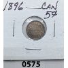 Image 1 : 1896 CANADIAN 5 CENT SILVER NICKEL
