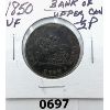 Image 1 : 1850 BANK OF UPPER CANADA HALF PENNY