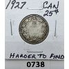 Image 1 : 1927 CANADIAN QUARTER