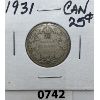 Image 1 : 1931 CANADIAN QUARTER