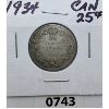 Image 1 : 1934 CANADIAN QUARTER