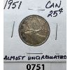 Image 1 : 1951 CANADIAN QUARTER