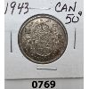 Image 1 : 1943 CANADIAN 50 CENT PIECE