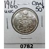 Image 1 : 1966 UNC CANADIAN 50 CENT PIECE