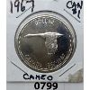 Image 1 : 1967 CAMEO FINISH CANADIAN SILVER DOLLAR