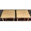 Image 2 : LOT OF 2 - HIGH GLOSS BIRDS EYE MAPLE END TABLES - WM SWITZER MFG
