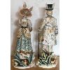 Image 2 : PAIR OF FITZ & FLOYD BUNNY COLLECTIBLES