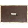 Image 2 : LEATHER TOPPED WOODEN STEP STOOL - 16.5in X 11in X 9.5in