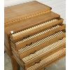 Image 4 : WOODEN 5 DRAWER FLAT FILES CABINET- 33in X 25in X 36in
