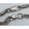 Image 3 : LOT OF 2 - .925 SILVER HEAVY BRAIDED NECKLACE AND BRACELET - 30in CHAIN