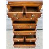 Image 3 : JEWELRY CHEST - BIRDS EYE FINISH - 12 X 15 X 31 INCHES