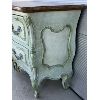 Image 2 : 2 DRAWER DRESSER - GREEN ANTIQUE FINISH - AUFFRAY & CO. FINE FRENCH FURNITURE