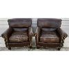 Image 1 : LOT OF 2 - LEATHER CHILD SIZE TUB CHAIRS