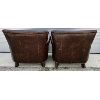 Image 3 : LOT OF 2 - LEATHER CHILD SIZE TUB CHAIRS