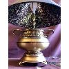 Image 2 : BRASS SIDE TABLE LAMP - 24 INCHES HIGH 