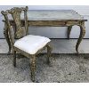 Image 1 : HOOKER FURNITURE - SEVEN SEAS MODEL - HAND PAINTED DESK W/ MATCHING CHAIR - 30 X 31 X 60 INCHES