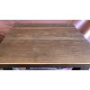 Image 2 : LOT OF 2 - WALNUT FINISH SOLID WOOD SIDE TABLE - 19 X 23 INCHES
