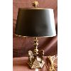 Image 1 : BRASS DESK LAMP - 23 INCHES