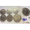 Image 2 : LOT OF 6 - 5X 1973 CND 25 CENT COINS & 1958 CND 50 CENT SILVER COIN & 1968 CND DOLLAR COIN
