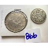 Image 1 : LOT OF 2 - 1938 CND SILVER DOLLAR & 1940 50 CENT COIN