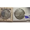 Image 2 : LOT OF 2 - 1962 CND SILVER DOLLARS