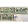 Image 2 : LOT OF 9 - CANADIAN DOLLAR BILLS - 1937, 1954, 1967, 1973