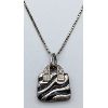 Image 2 : .925 SILVER NECKLACE & PENDANT - 18in