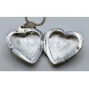 Image 2 : .925 SILVER ANTIQUE NECKLACE LOCKET - 18in