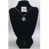 Image 1 : .925 SILVER NECKLACE & PENDANT - 17in