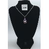 Image 1 : .925 SILVER PENDANT NECKLACE & PEARL EMBEDED PENDANT - 18in
