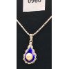 Image 2 : .925 SILVER PENDANT NECKLACE & PEARL EMBEDED PENDANT - 18in