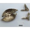 Image 2 : ANTIQUE AROURA BOREALIS LARGE BROACH & EARING SET