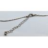 Image 3 : SILVER TONED NECKLACE W/ LARGE PENDANT - 16in