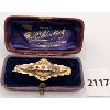 Image 1 : 9K ENGLISH VICTORIAN BROACH 1800's