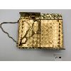 Image 2 : GOLD COMPACT/CIGARETTE BAG