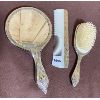 Image 2 : QUALITY SILVER VANITY SET - NO MARKINGS