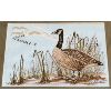 Image 3 : LOT OF 2 - COOKS COLLECTOR SERIES WOVEN PICTURES - CANADA GOOSE & BIGHORN MOUNTAIN SHEEP