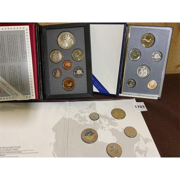 LOT OF 3 - CND PROOF SETS - 1989, 1990, 2017