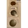 Image 2 : LOT OF 5 - 1903 / 1913 / 1915 / 1920  ONE CENT COINS