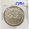 Image 1 : 1963 CND SILVER DOLLAR - UNGRADED