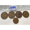 Image 2 : LOT OF 5 - ONE CENT COINS - 1913 / 14 / 15 / 16 / 20