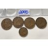 Image 2 : LOT OF 5 - ONE CENT COINS - 1917 / 18 / 19 / 20 / 32