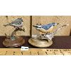 Image 2 : LOT OF 2 - R.J.C. ELLIOTT? - WOODEN BIRD CARVINGS - APPROX 4.5in