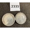 Image 2 : LOT OF 2 - CDN 50 CENT COINS 1941 & 1943