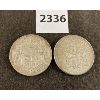 Image 1 : LOT OF 2 - CDN 50 CENT COINS 1950 & 1952