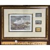 Image 4 : LOT OF 3 - FRAMED WILDLIFE HABITAT CONSERVATION NUMBERED PRINT AND STAMP SETS