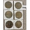 Image 2 : LOT OF 6 - GREAT BRITIAN 5 SHILLING COINS - 1953 & 1977 - 3 X UNC